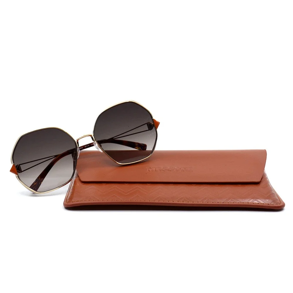 MISSONI MIS 0075/S Y3R GOLD IVORY BROWN GRADIENT AUTHENTIC SUNGLASSES - Picture 8 of 13
